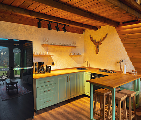 Tam Donanımlı Mutfağın Keyfini Çıkarın.